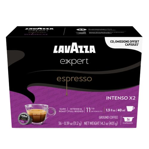 Lavazza Expert Blue Espresso Intenso X Pods Double Pod Box