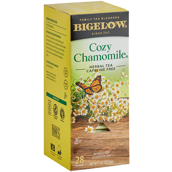 Bigelow Cozy Chamomile Herbal Tea Bag 6/28ct Boxes BTCCH