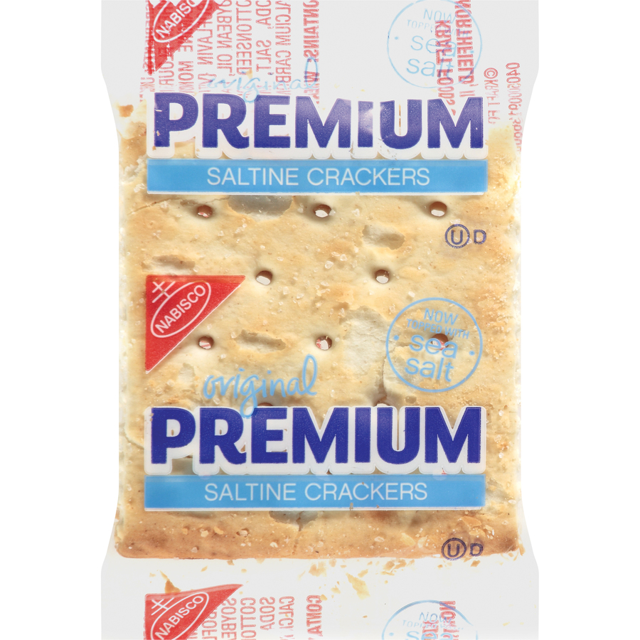Nabisco Premium Saltine Crackers Bulk 300/2ct packets per case SALTIN