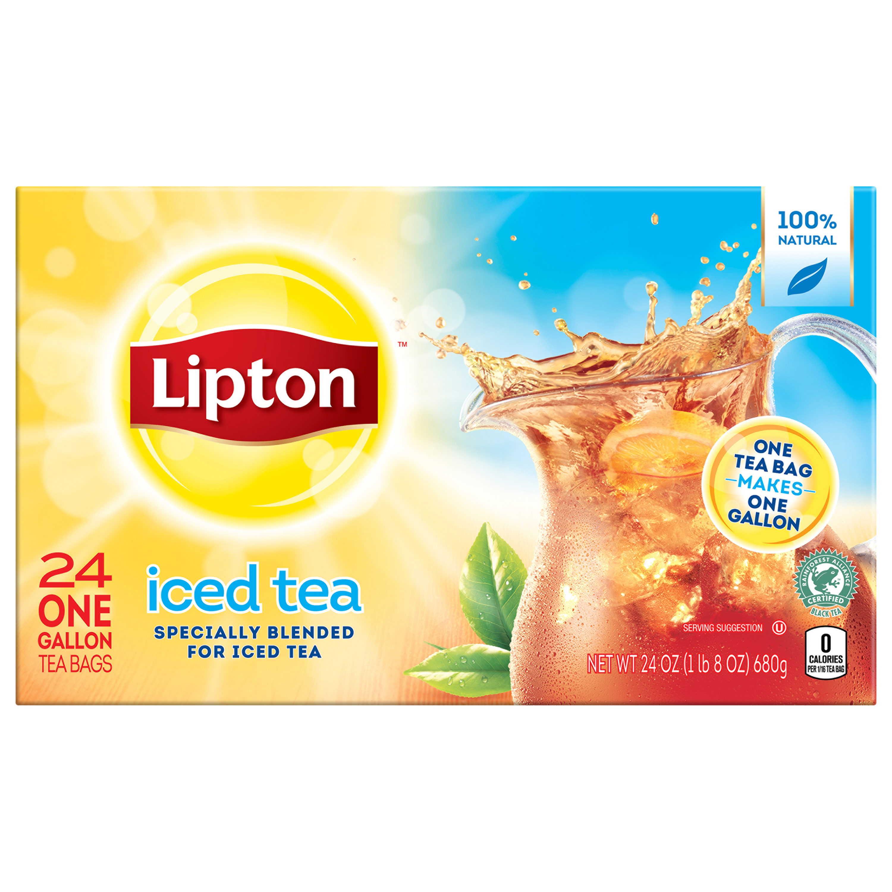 Lipton Iced Tea Bags 1oz 4/24ct Boxes - LITB