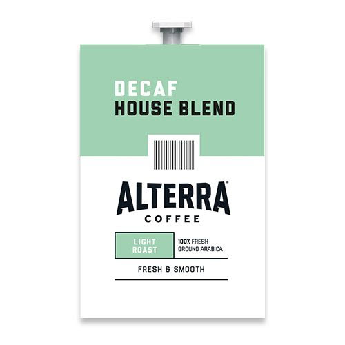 Flavia Alterra House Blend Decaf Coffee 5/20ct FreshPacks FHBD