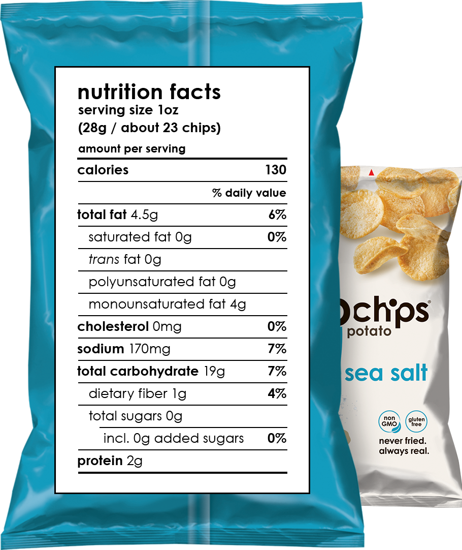 PopChips Sea Salt Chips 24/.8oz POPCHIPS